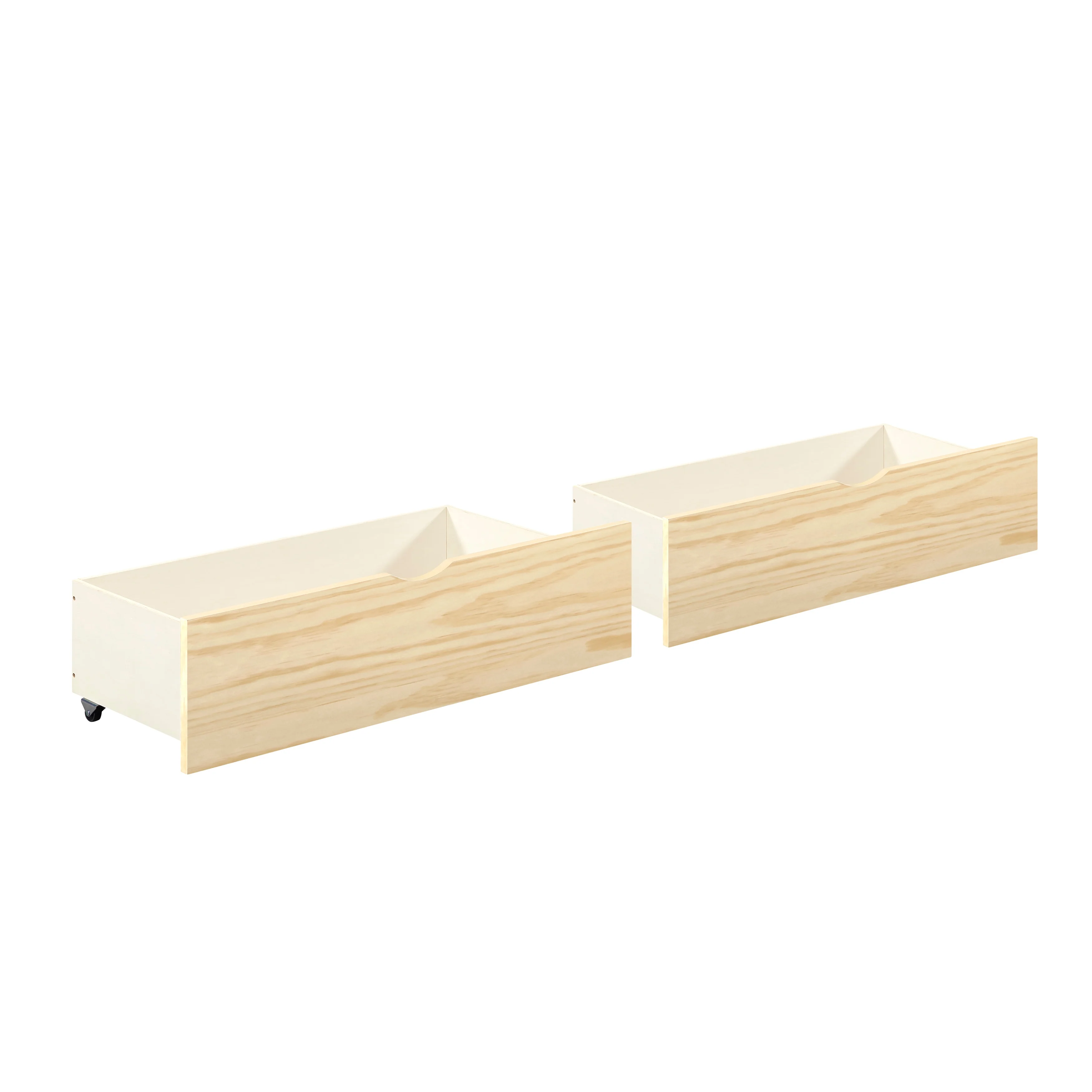Bartly Twin/Full Bunk Bed With Storage Boxes - Image 4