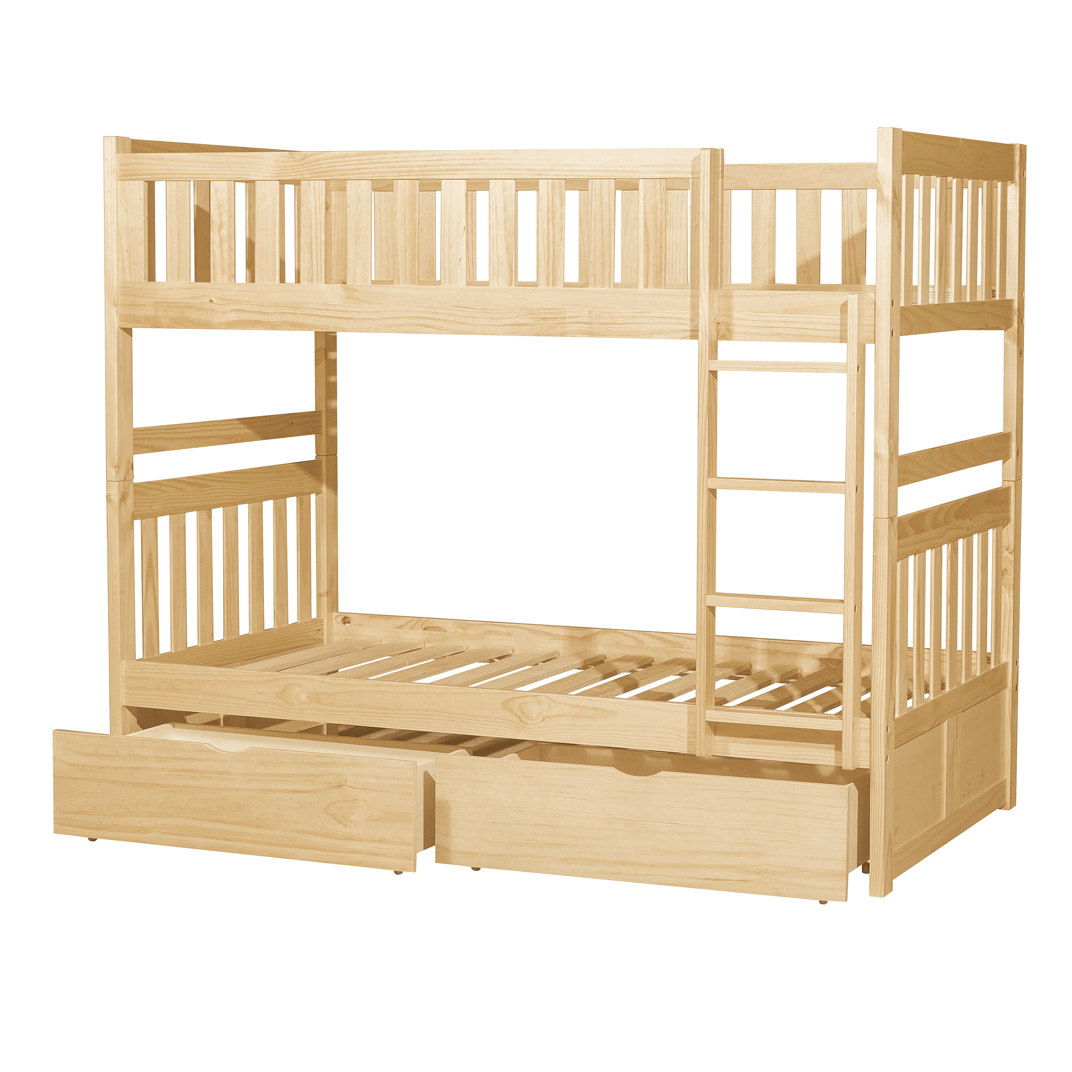 Bartly Twin/Twin Bunk Bed With Storage Boxes - Image 5