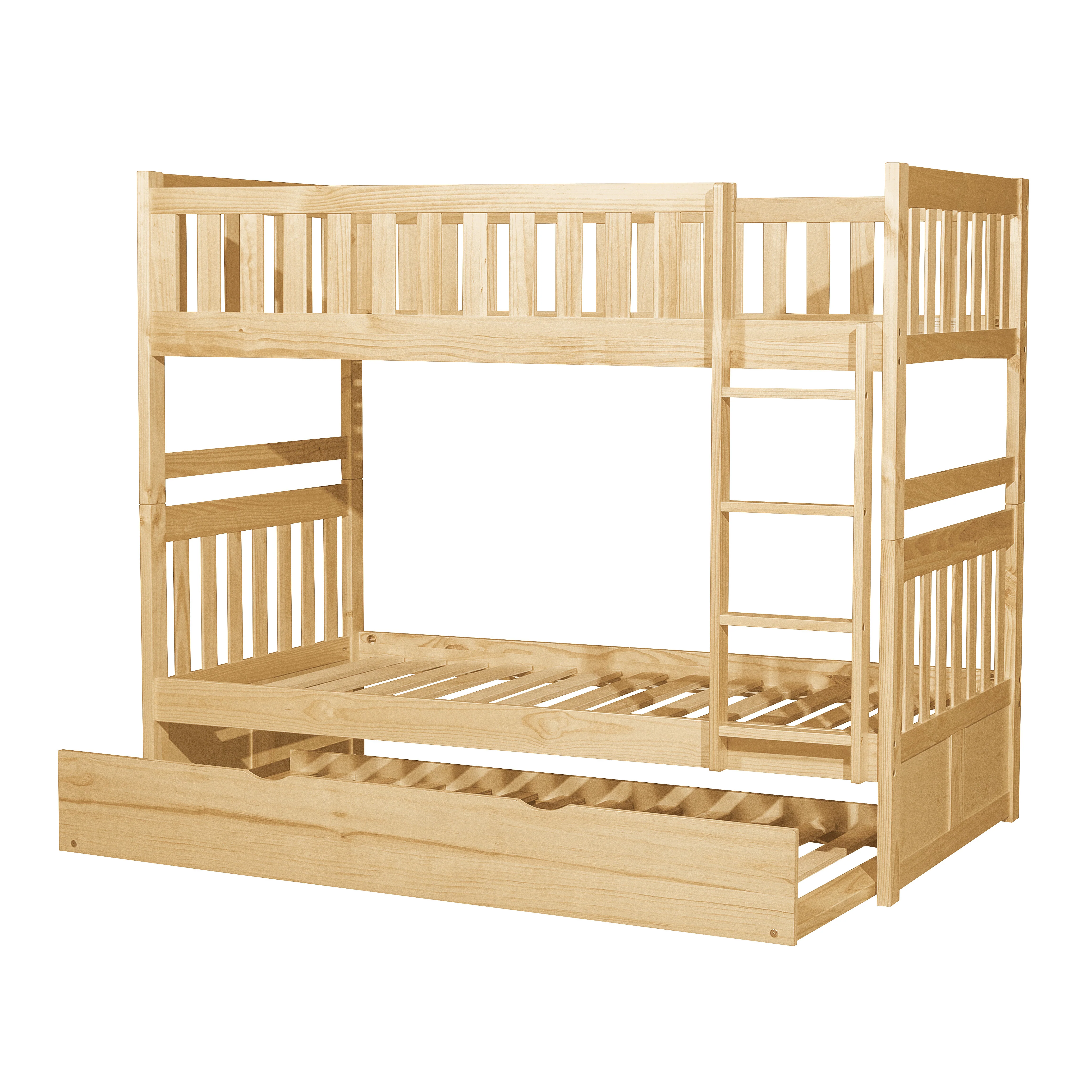 Bartly Twin/Twin Bunk Bed With Twin Trundle - Image 4