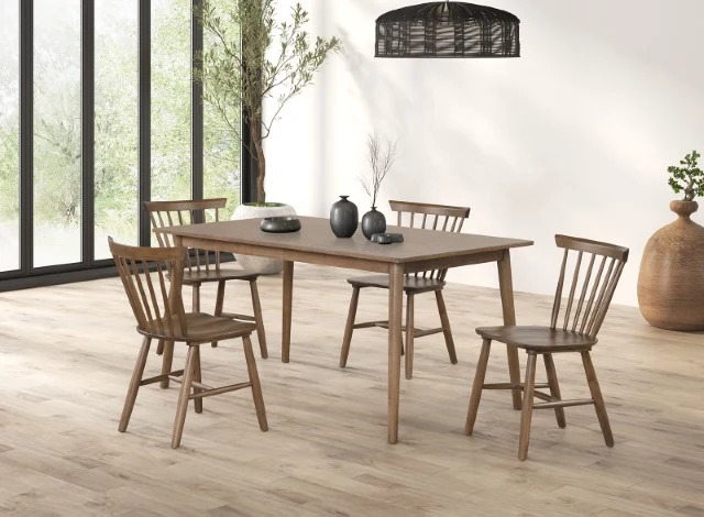Beale Dining Chair (2/CTN) Natural, Brown, & Beige - Image 6
