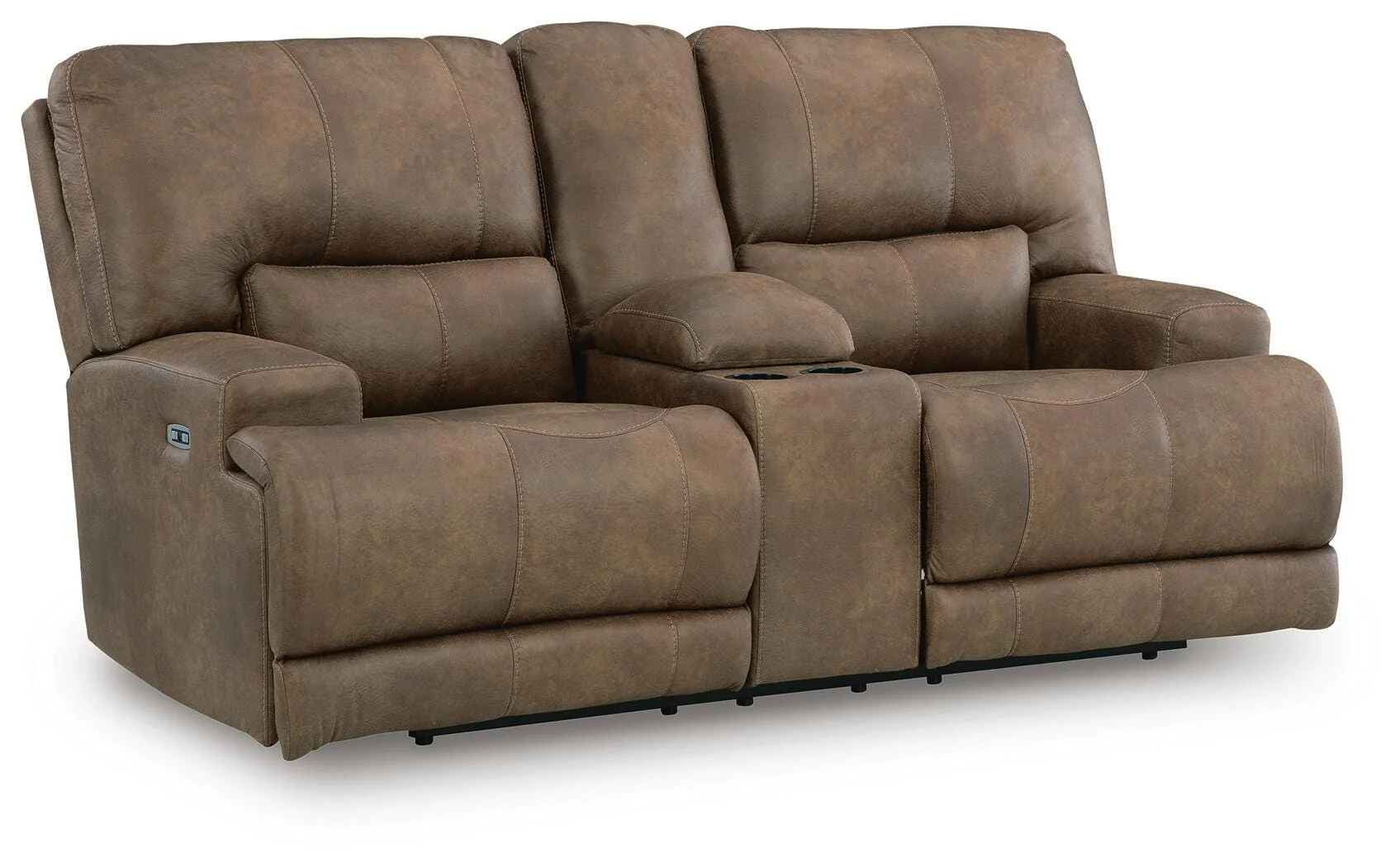 Beckley Place Power Reclining Loveseat with Console - Image 5