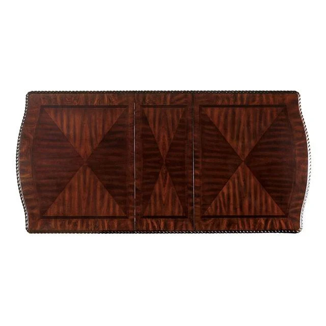 Bellagio Brown Cherry Dining Table w/ 2 Leaves - Image 4