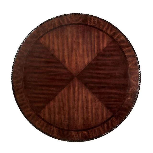 Bellagio Brown Cherry Round Dining Table - Image 3