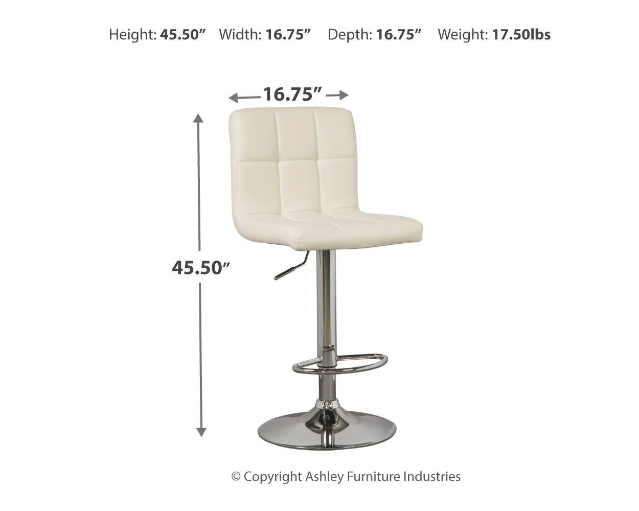 Bellatier Adjustable Height Bar Stool - Image 24