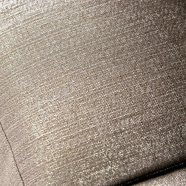 Benigno Love Seat Silver & Gray - Image 4