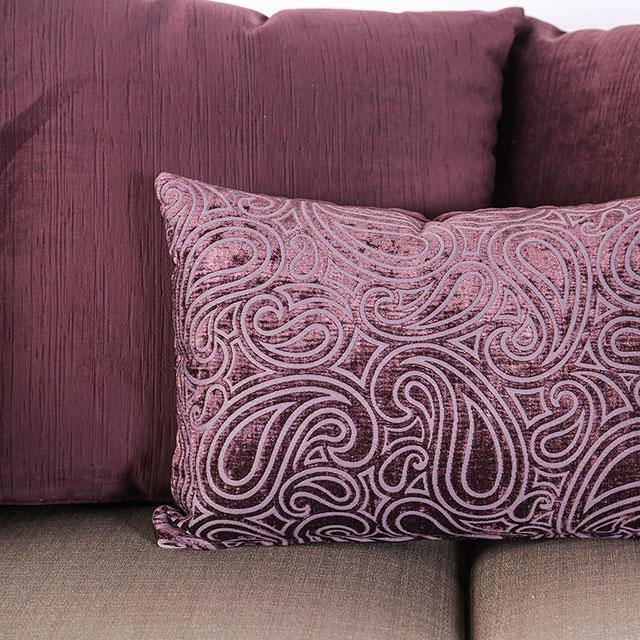 Benigno Love Seat Silver & Gray - Image 7