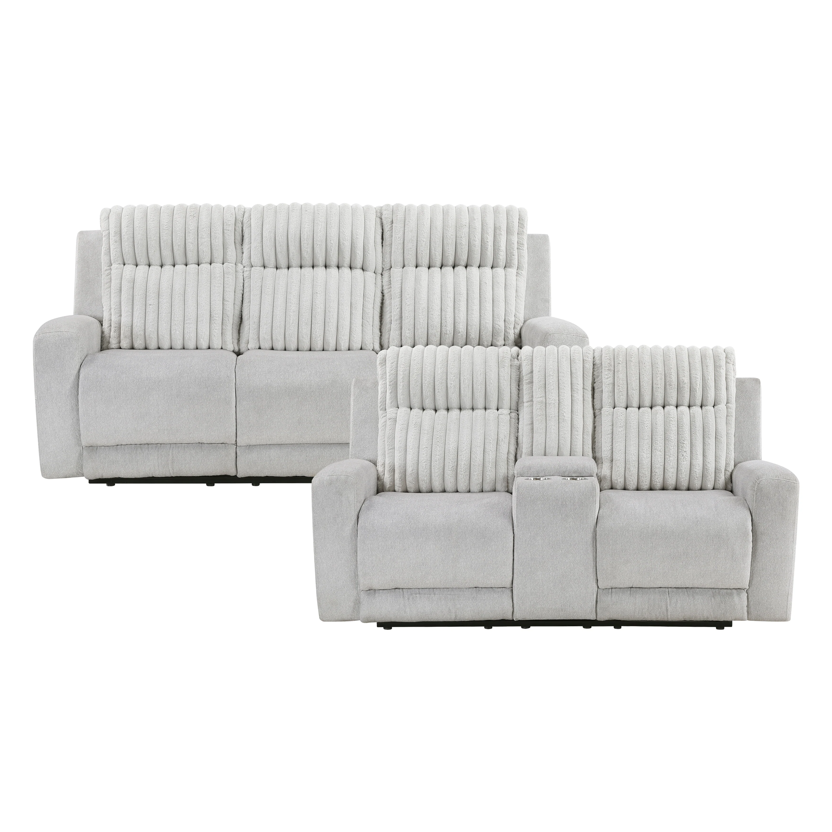Benton 2pc Set: Sofa, Love