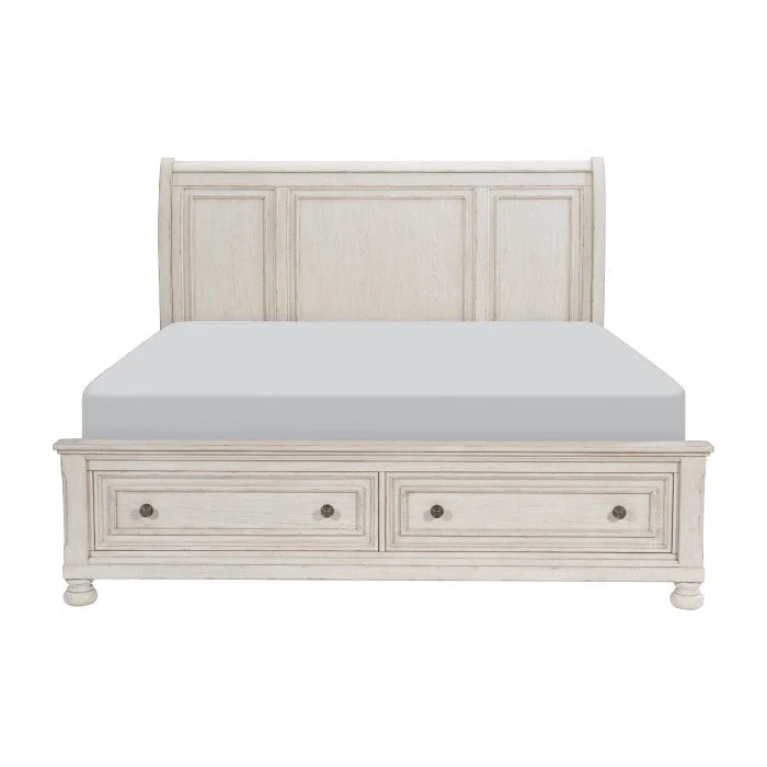 Bethel (3) California King Platform Bed with Footboard Storage - Image 10