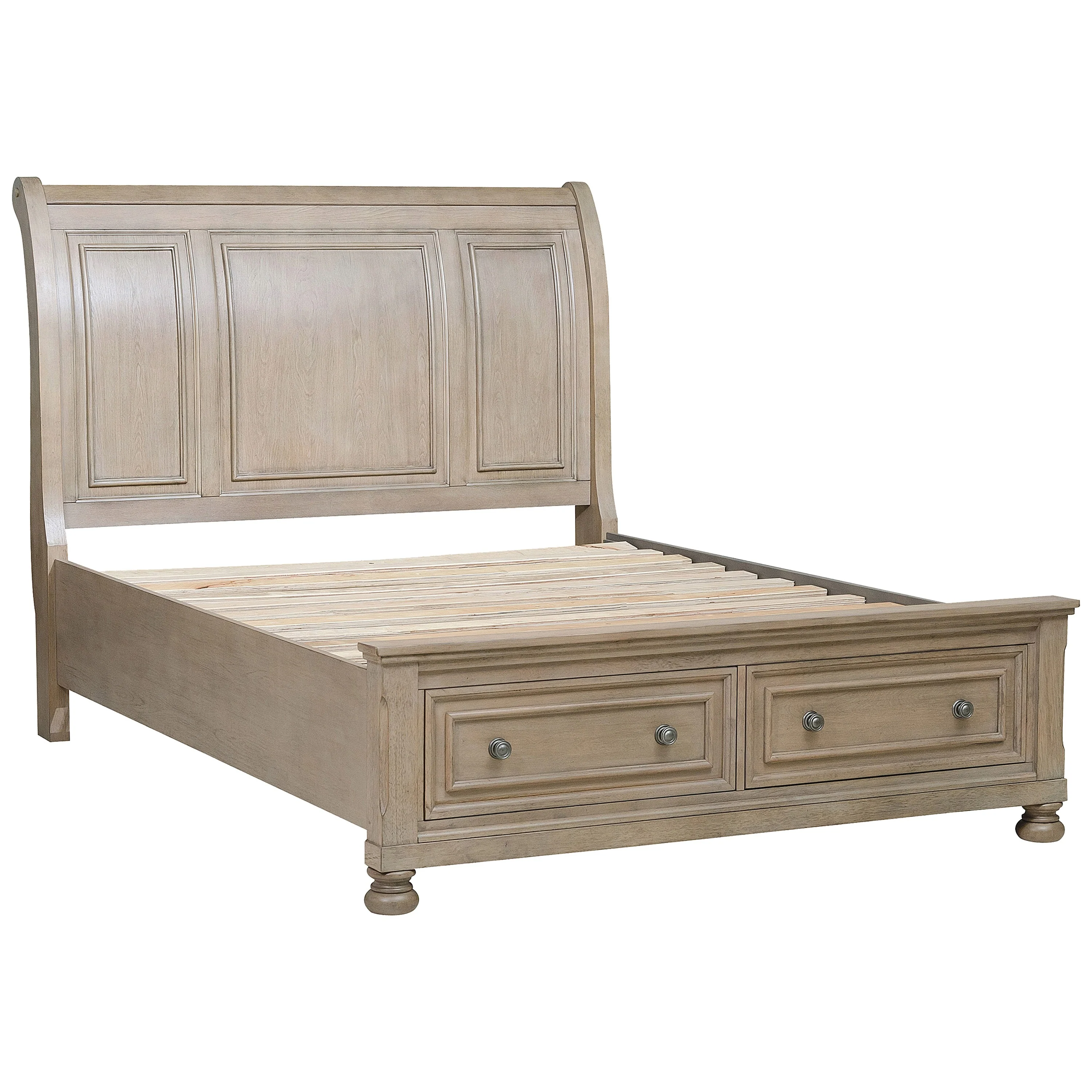 Bethel (3) Eastern King Platform Bed with Footboard Storage - Image 2