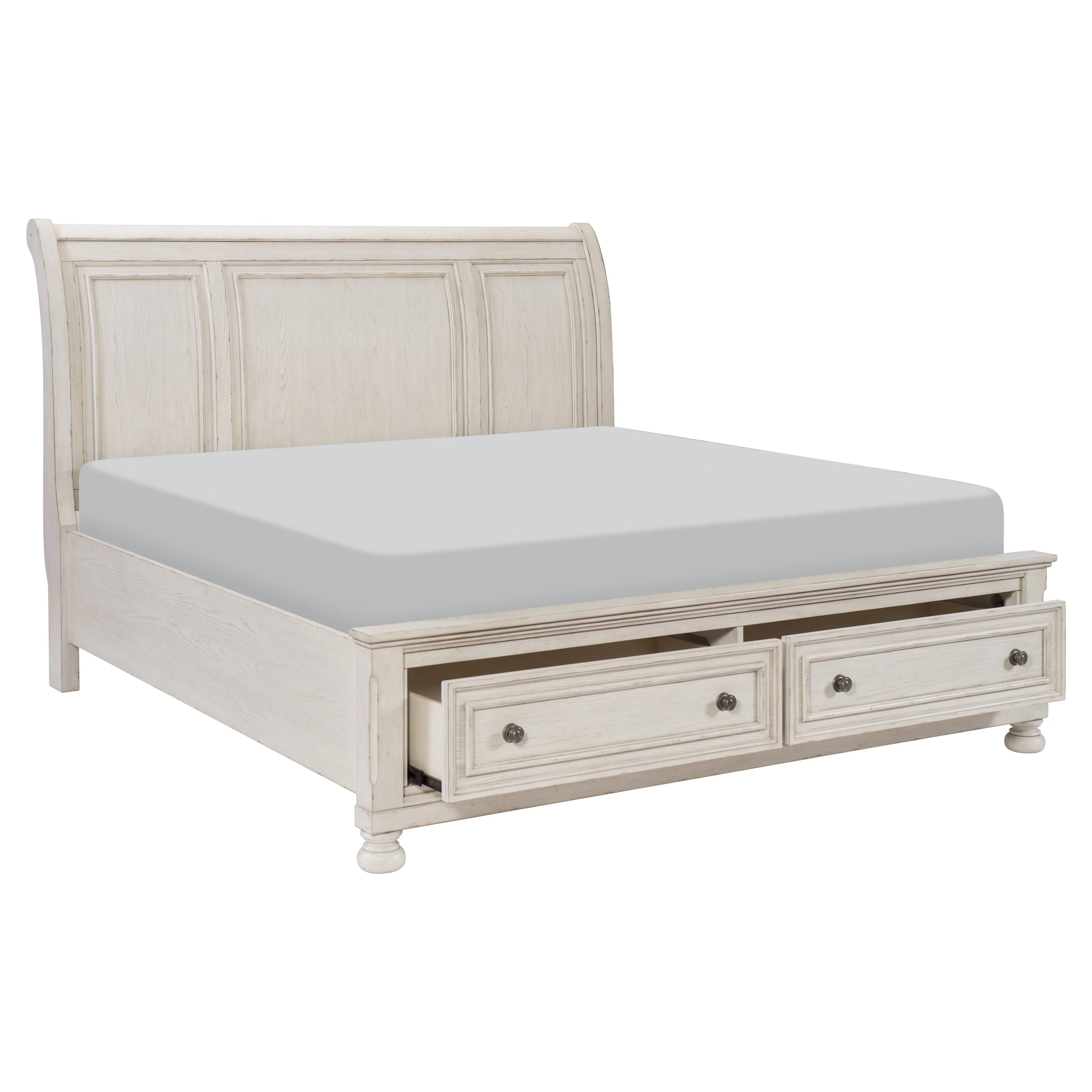 Bethel Platform Bed With Footboard Storage - Image 6