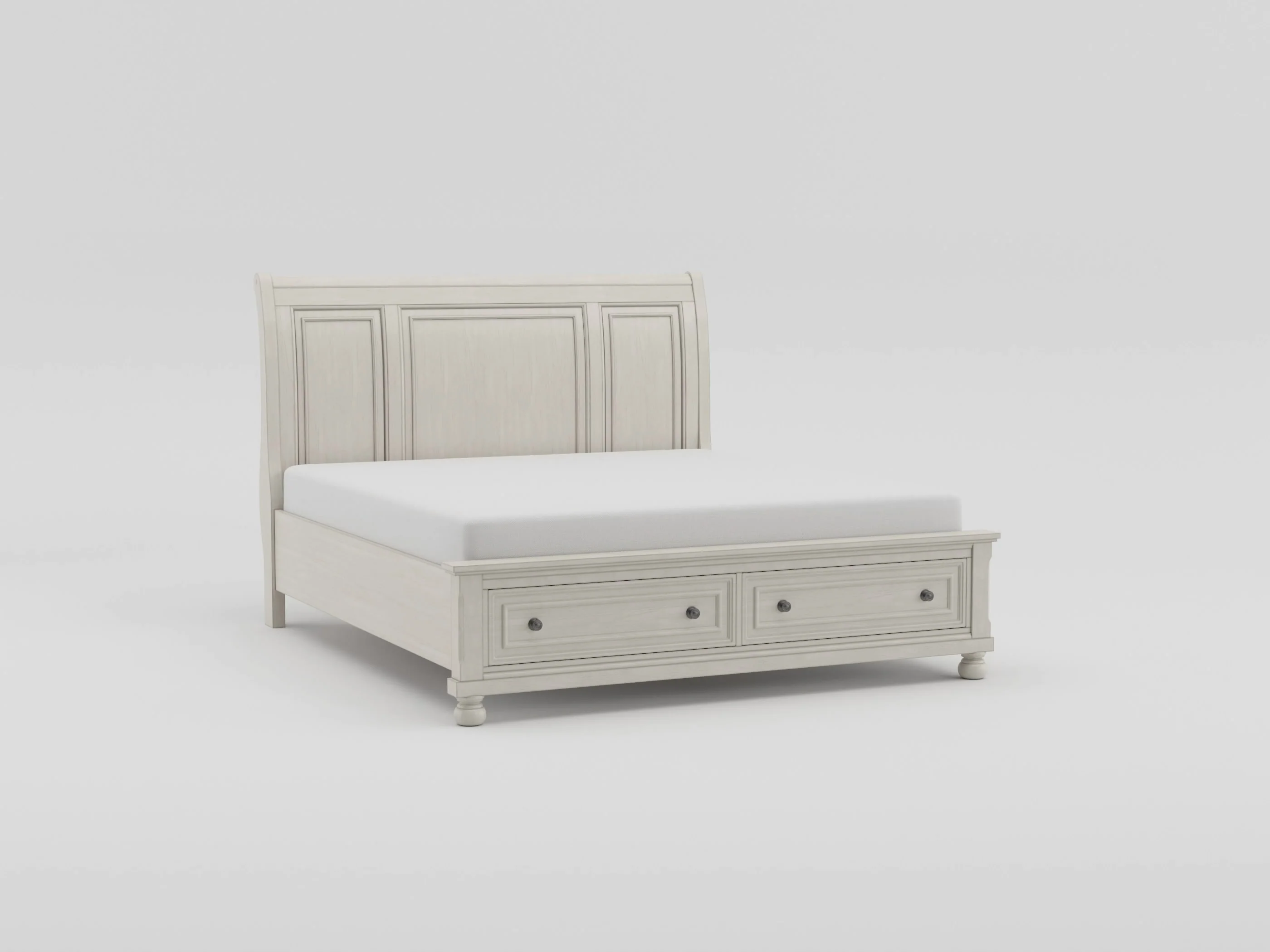 Bethel Platform Bed With Footboard Storage - Image 8
