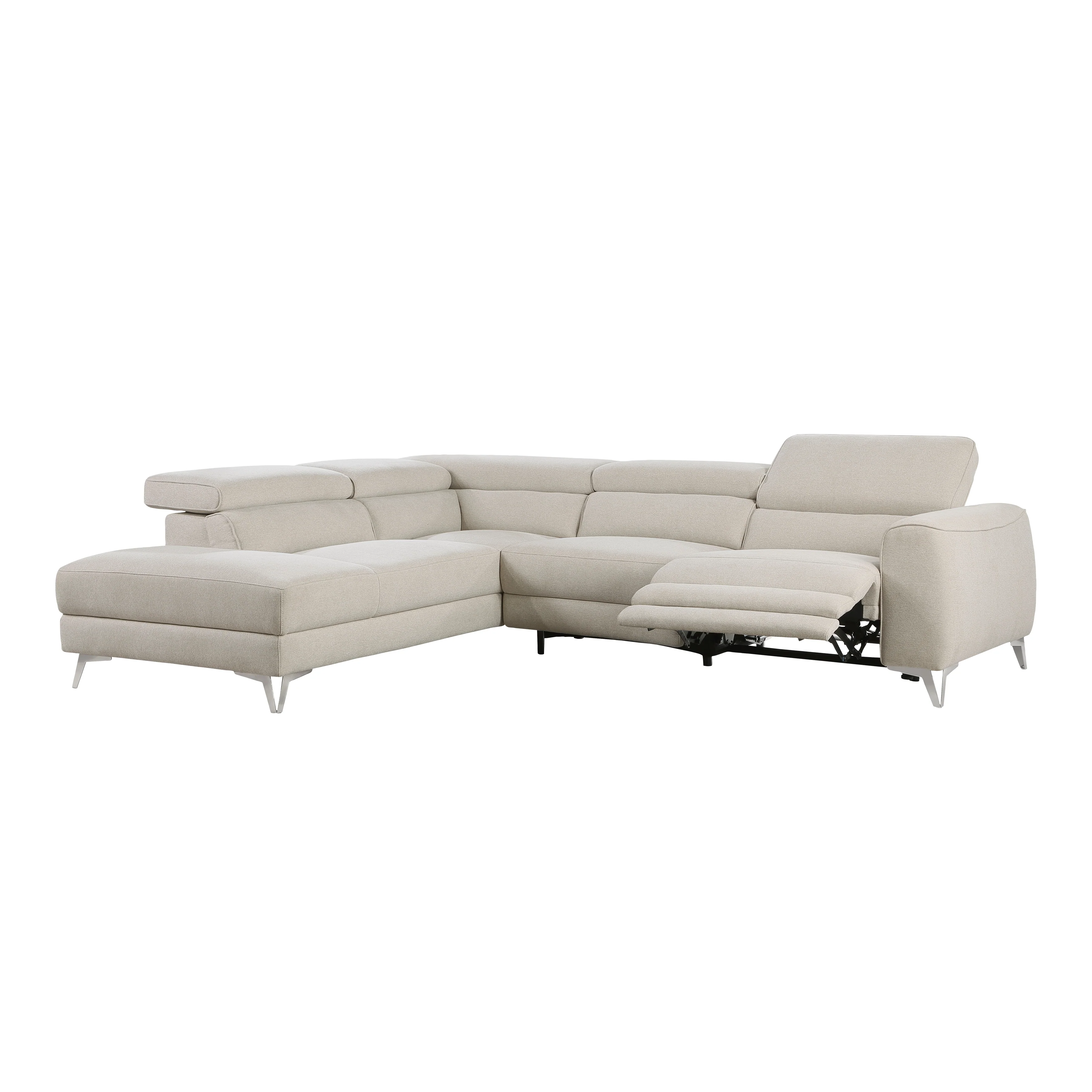 Bienvenue 2-piece Power Reclining Sectional With Left Chaise - Image 5