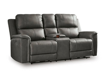 Bleckley Power Reclining Loveseat with Console - Image 14