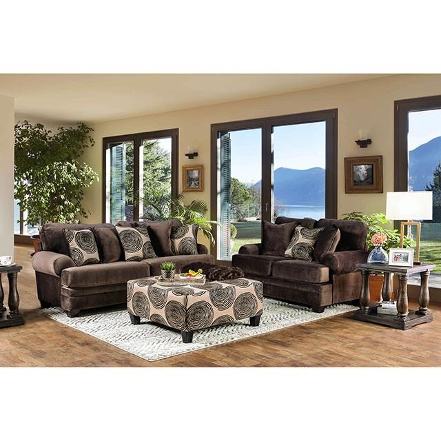 Bonaventura Brown Love Seat - Image 2