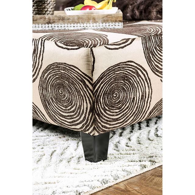Bonaventura Brown Ottoman - Image 3