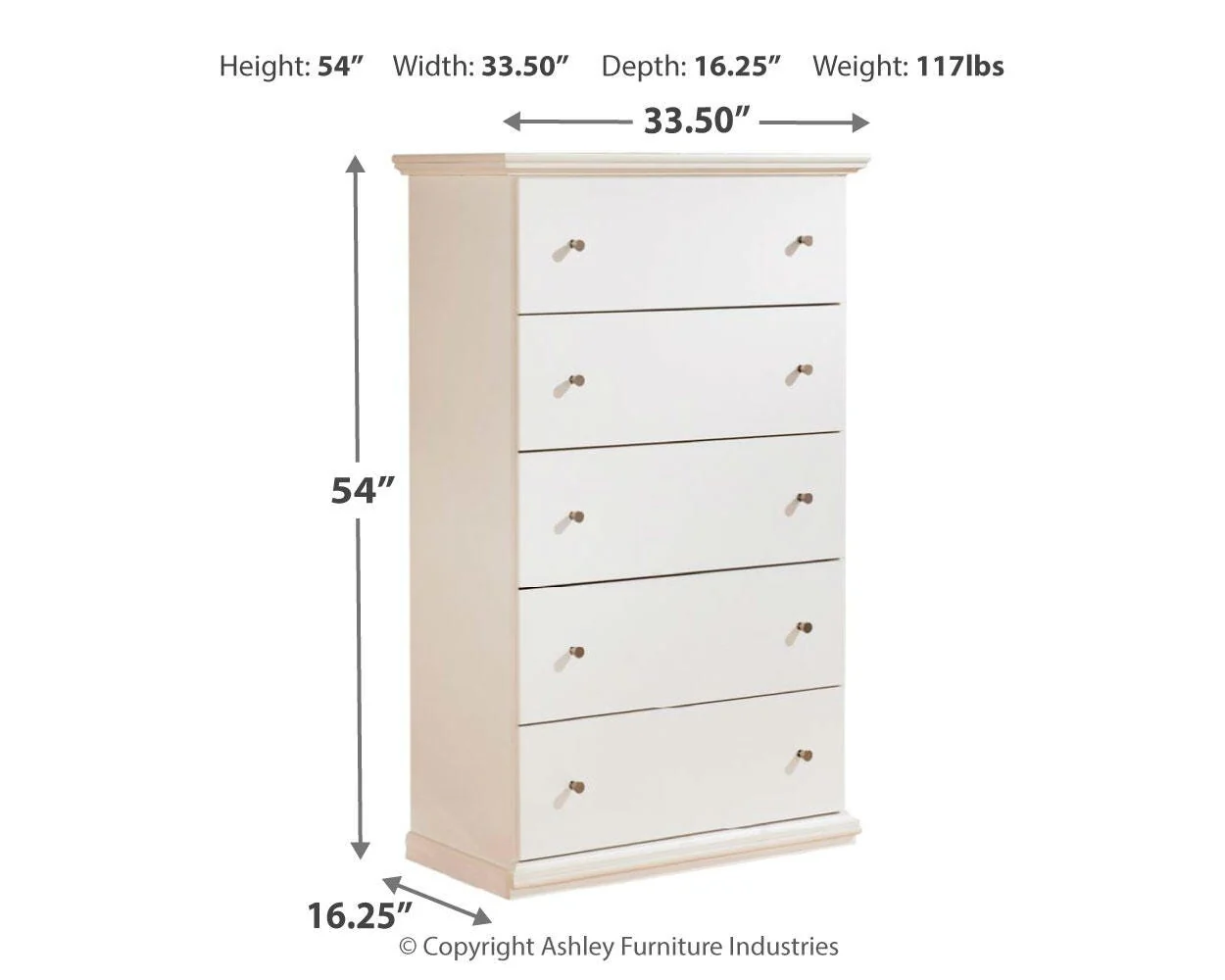 Bostwick Shoals Youth Chest of Drawers - Image 4