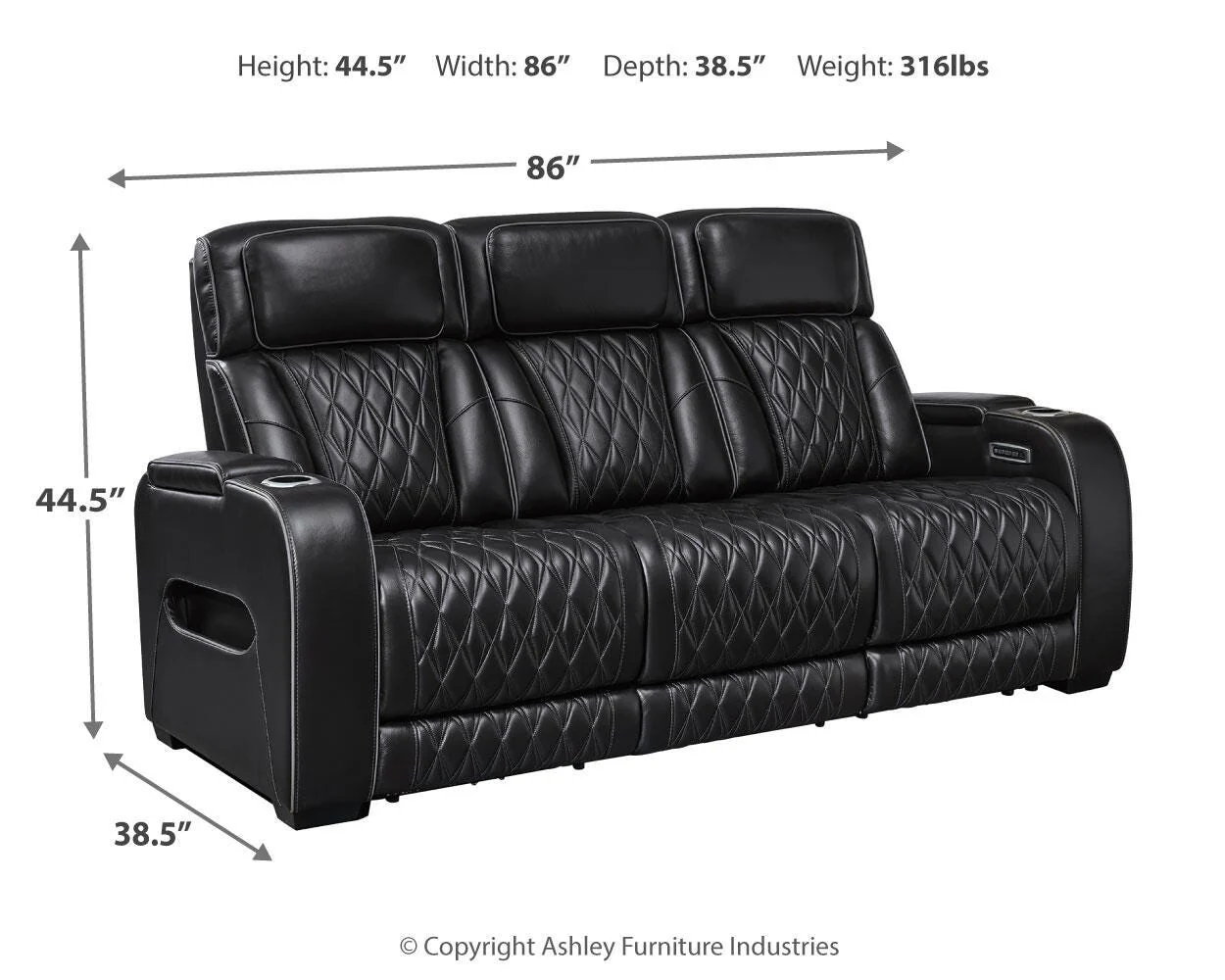 Boyington Power Reclining Sofa - Image 21