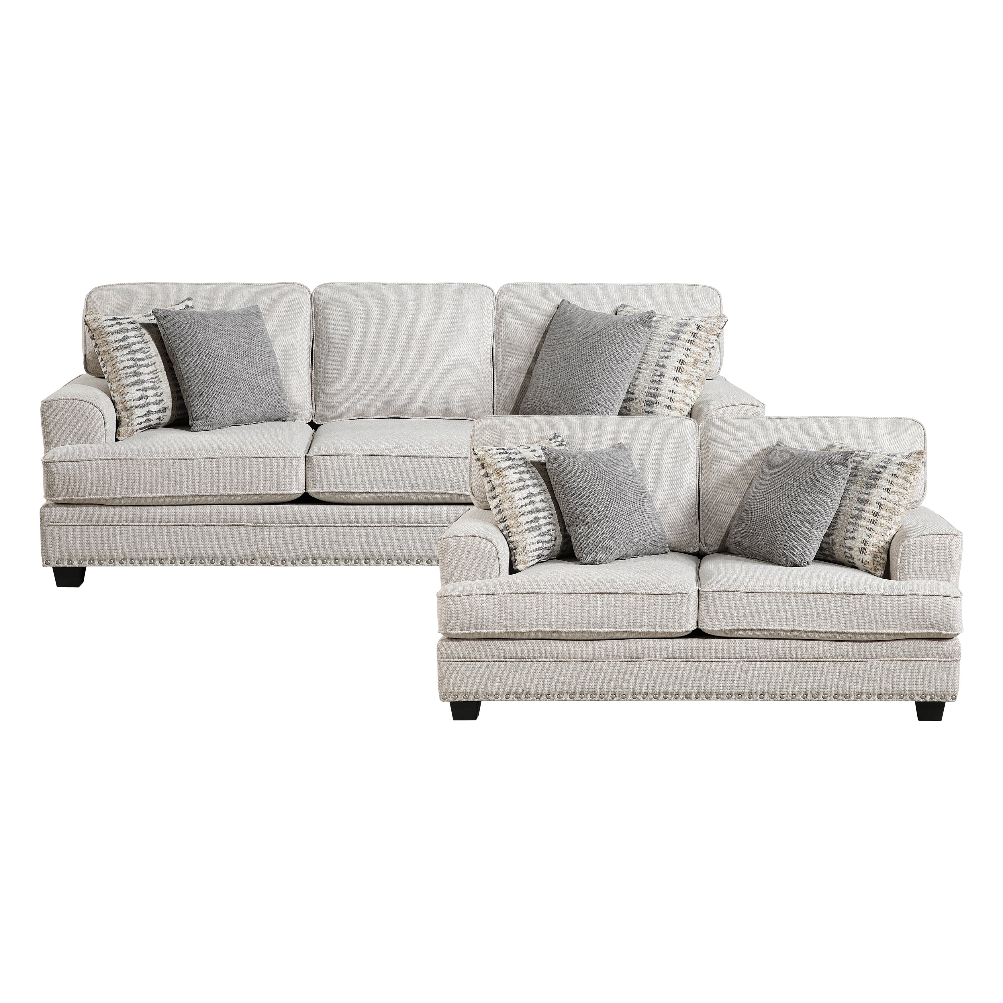 Bradford 2pc Set: Sofa, Love - Image 10
