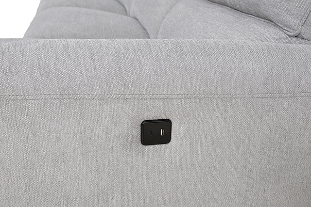 Brande Power Sectional, Right Chaise - Image 4