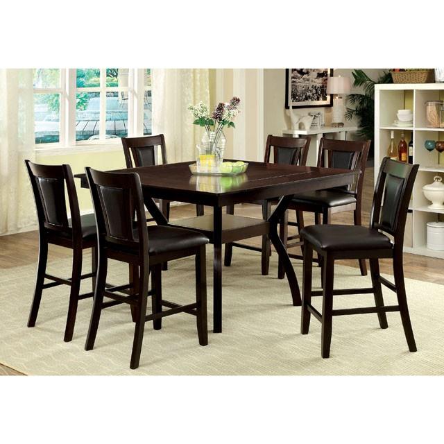 BRENT II Dark Cherry/Espresso Counter Ht. Chair (2/CTN) - Image 3