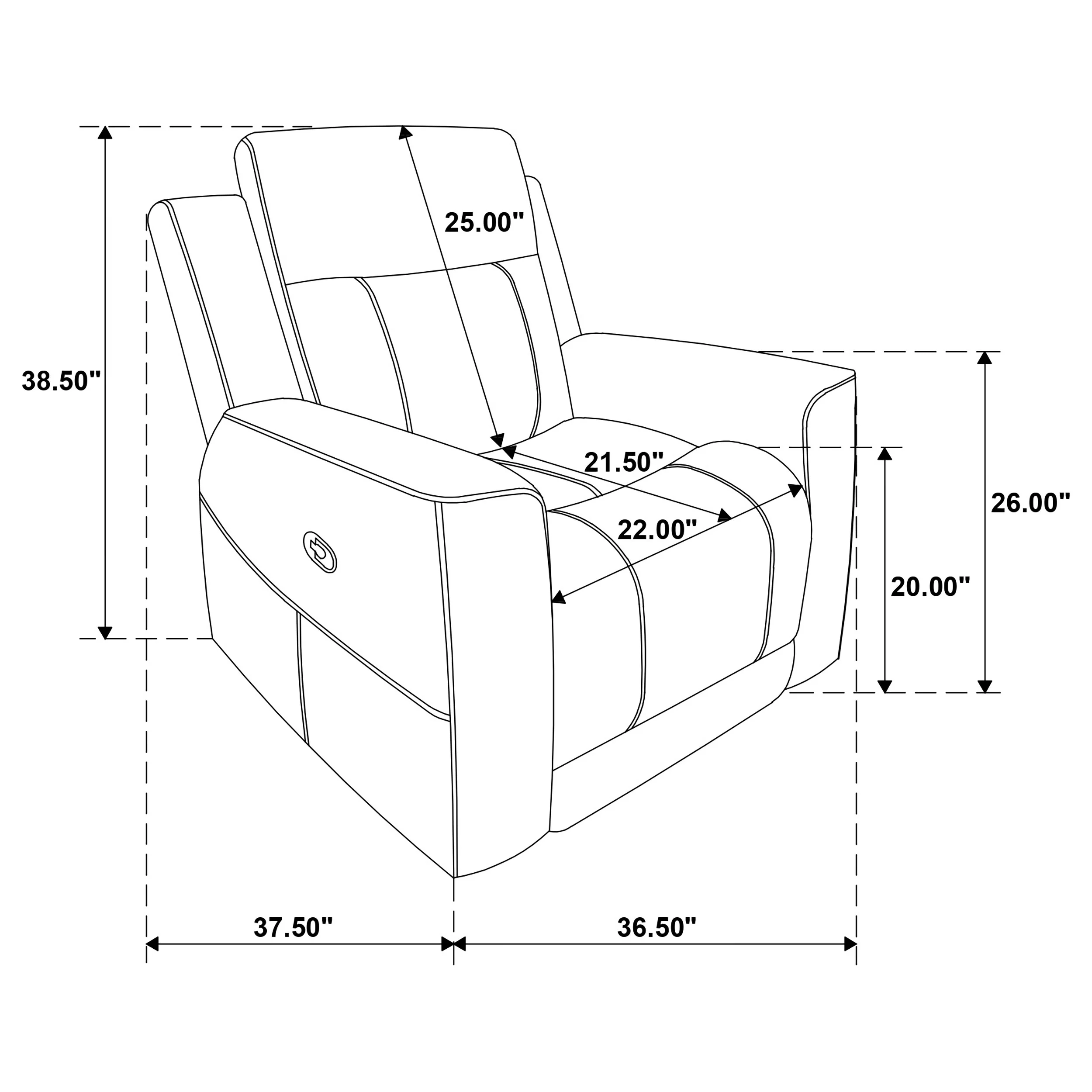 Brentwood Rocker Recliner - Image 25