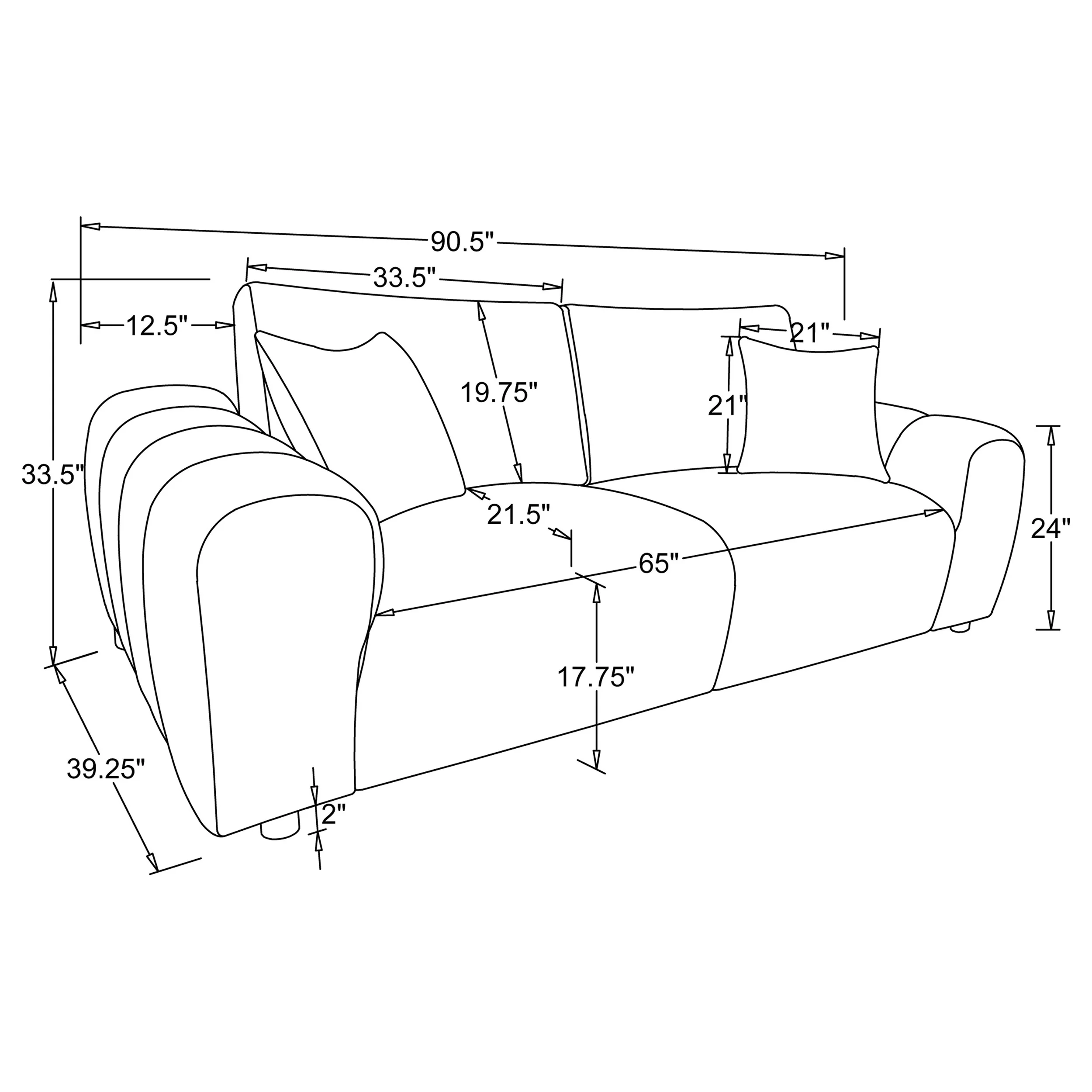 Burnett Sofa Set - Image 55