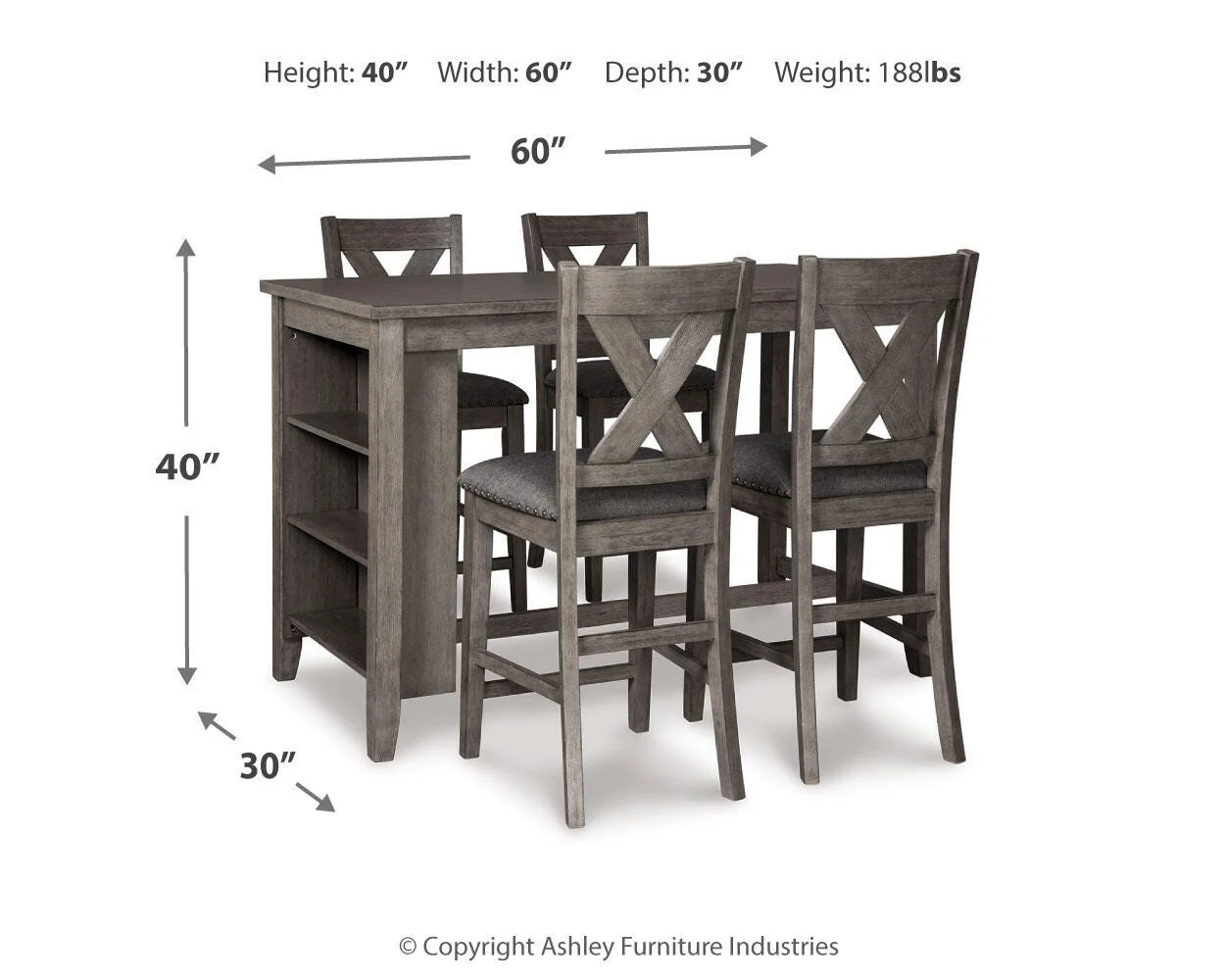 Caitbrook Counter Height Dining Package - Image 32