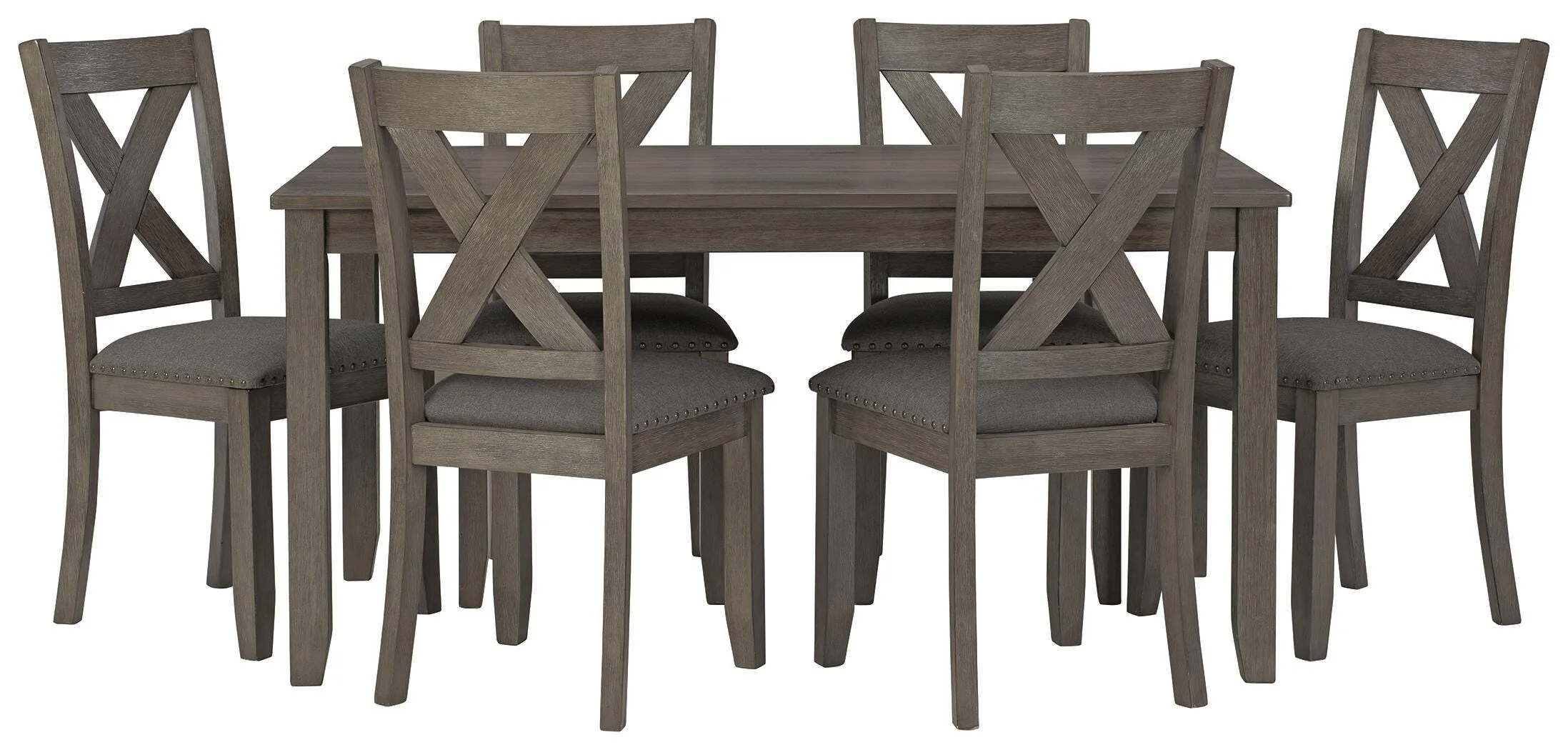 Caitbrook Dining Table and Chairs (Set of 7) - Image 5