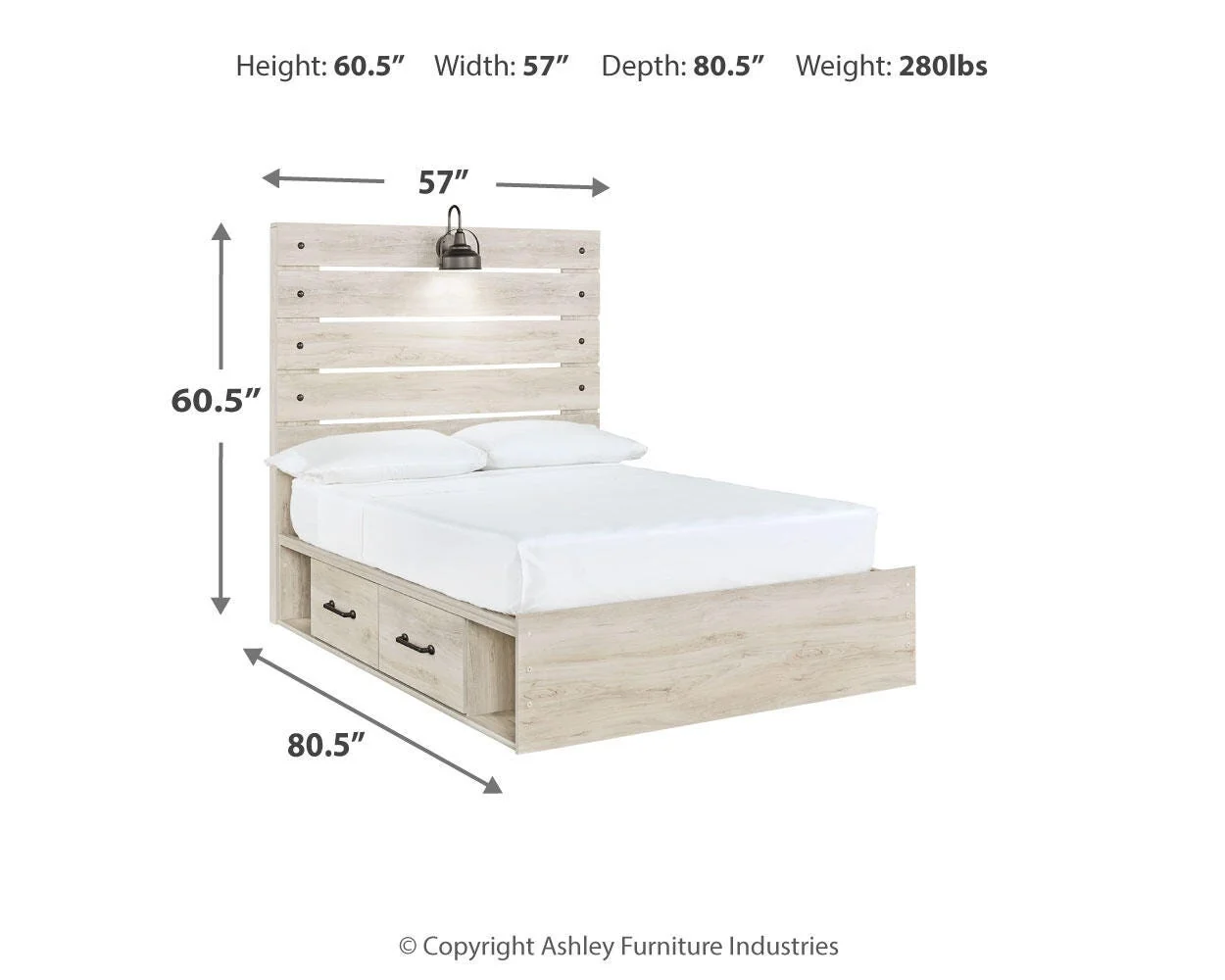 Cambeck Bed with 4 Storage Drawers - Image 17