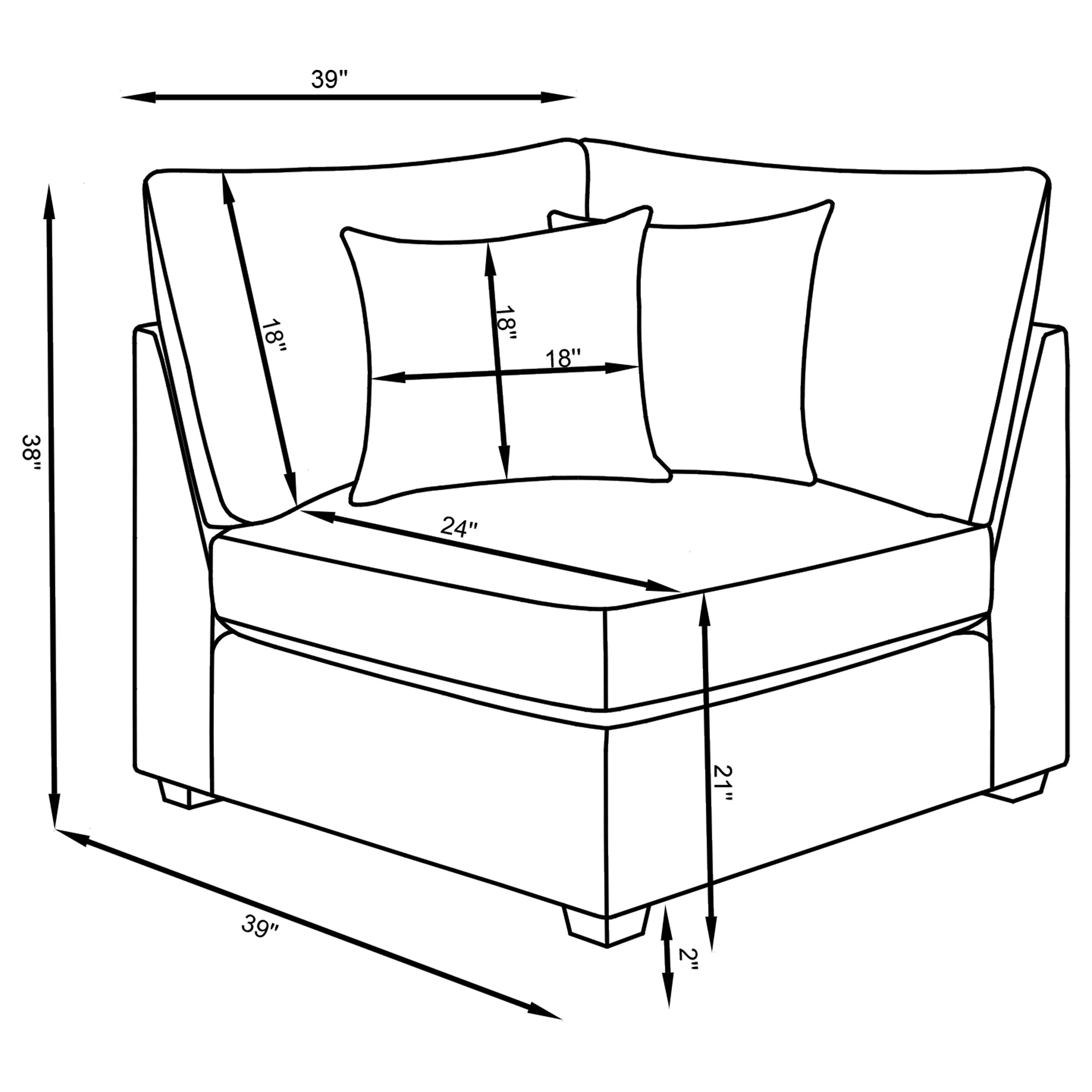 Cambria Modular Sectional Sofa - Image 91