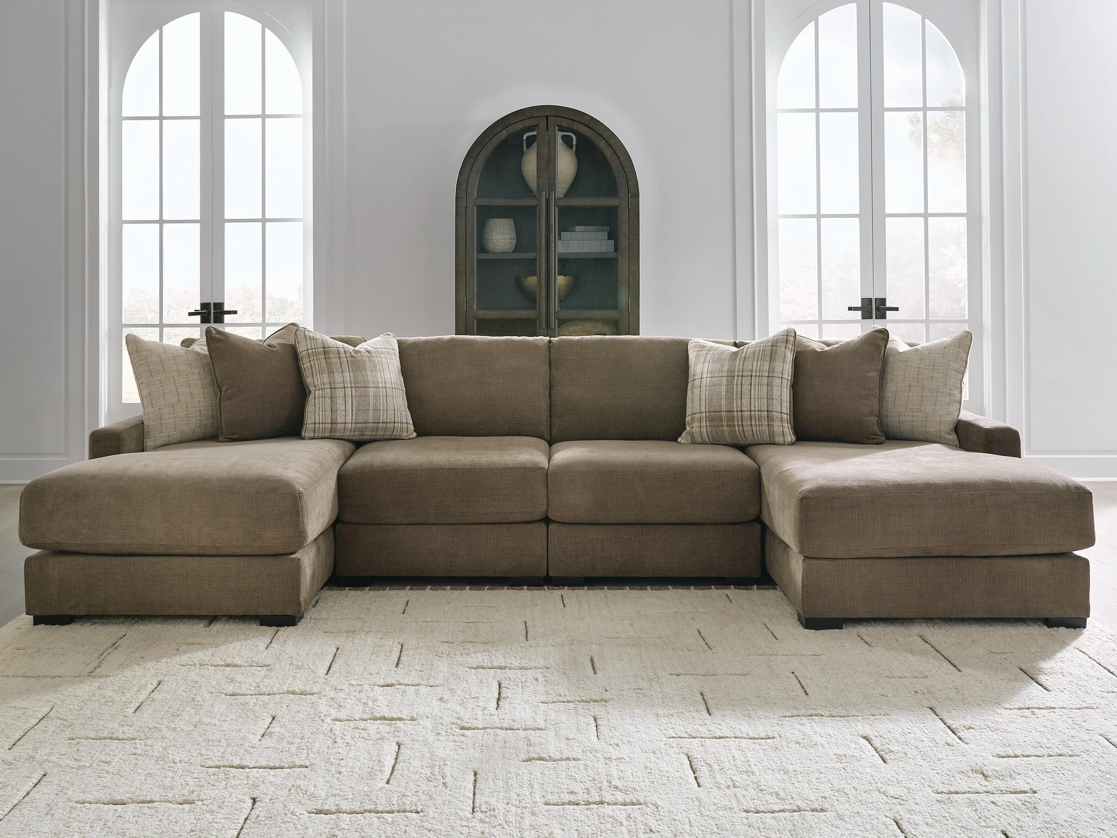 Camellia-Court Double Chaise Sectional - Image 13