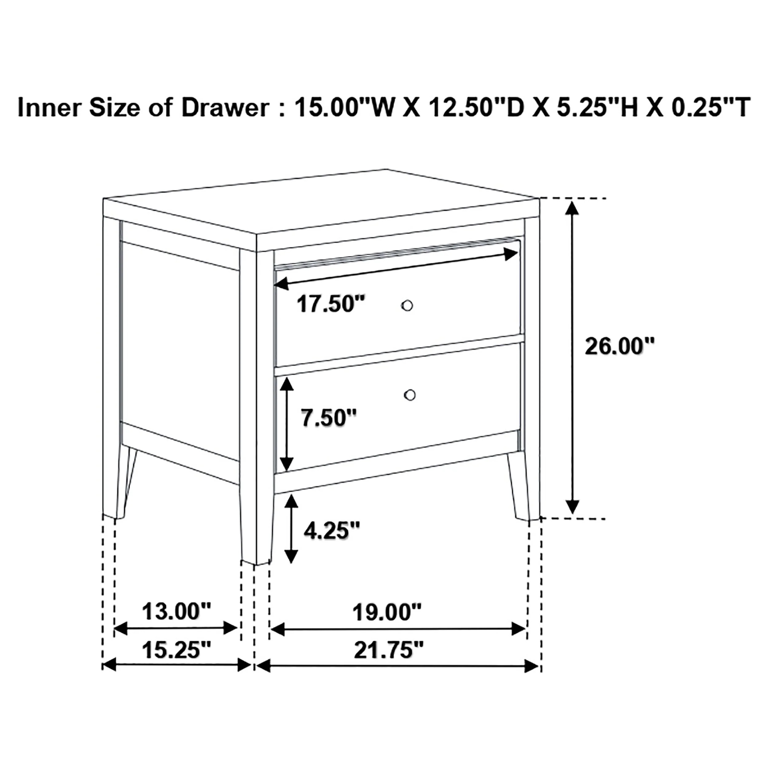 Carlton Nightstand - Image 12