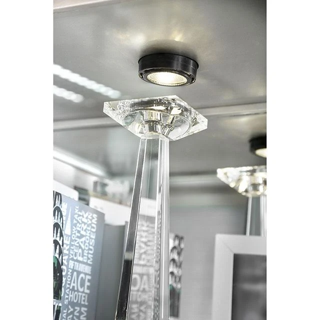 Carrollton Chrome Curio Cabinet - Image 2