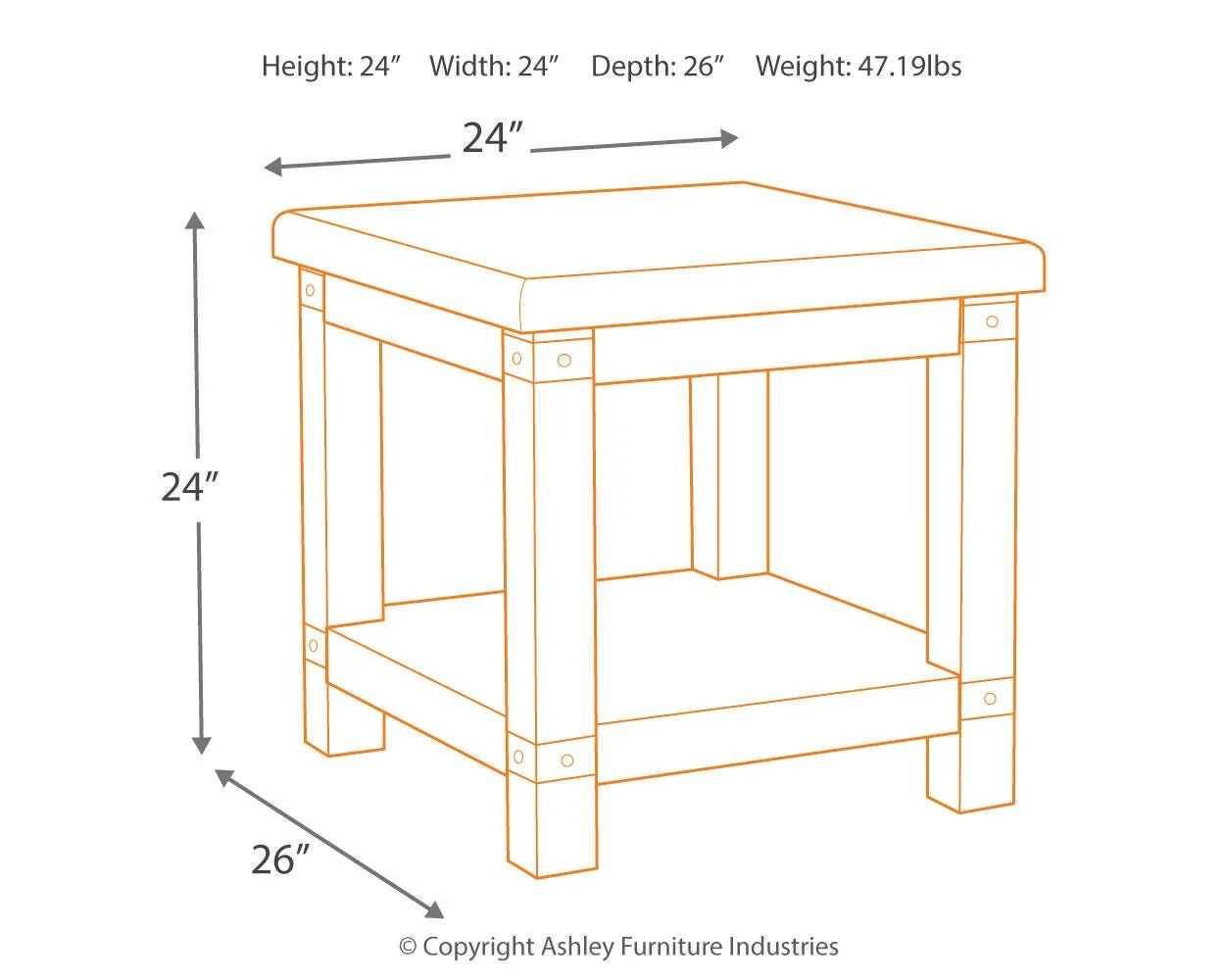 Carynhurst End Table - Image 8