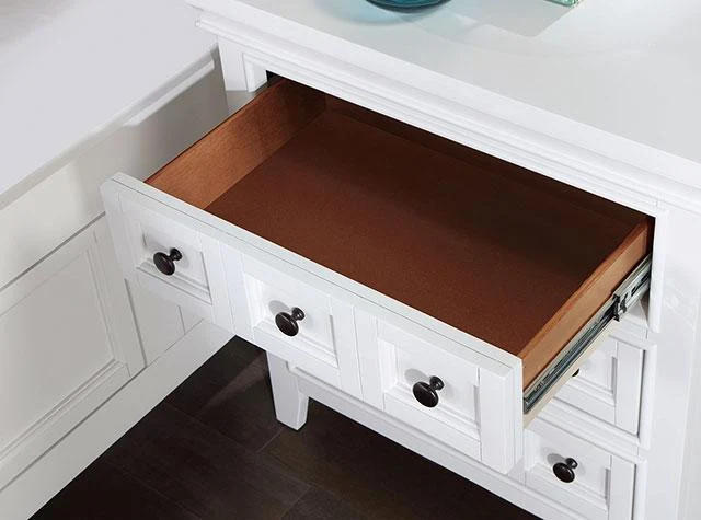CASTILE Night Stand w/ USB, White - Image 2