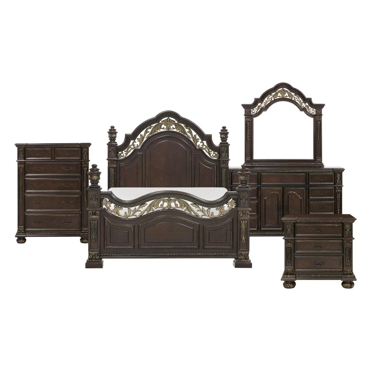 Catalonia 4 & 5 Piece Bed Set - Image 10