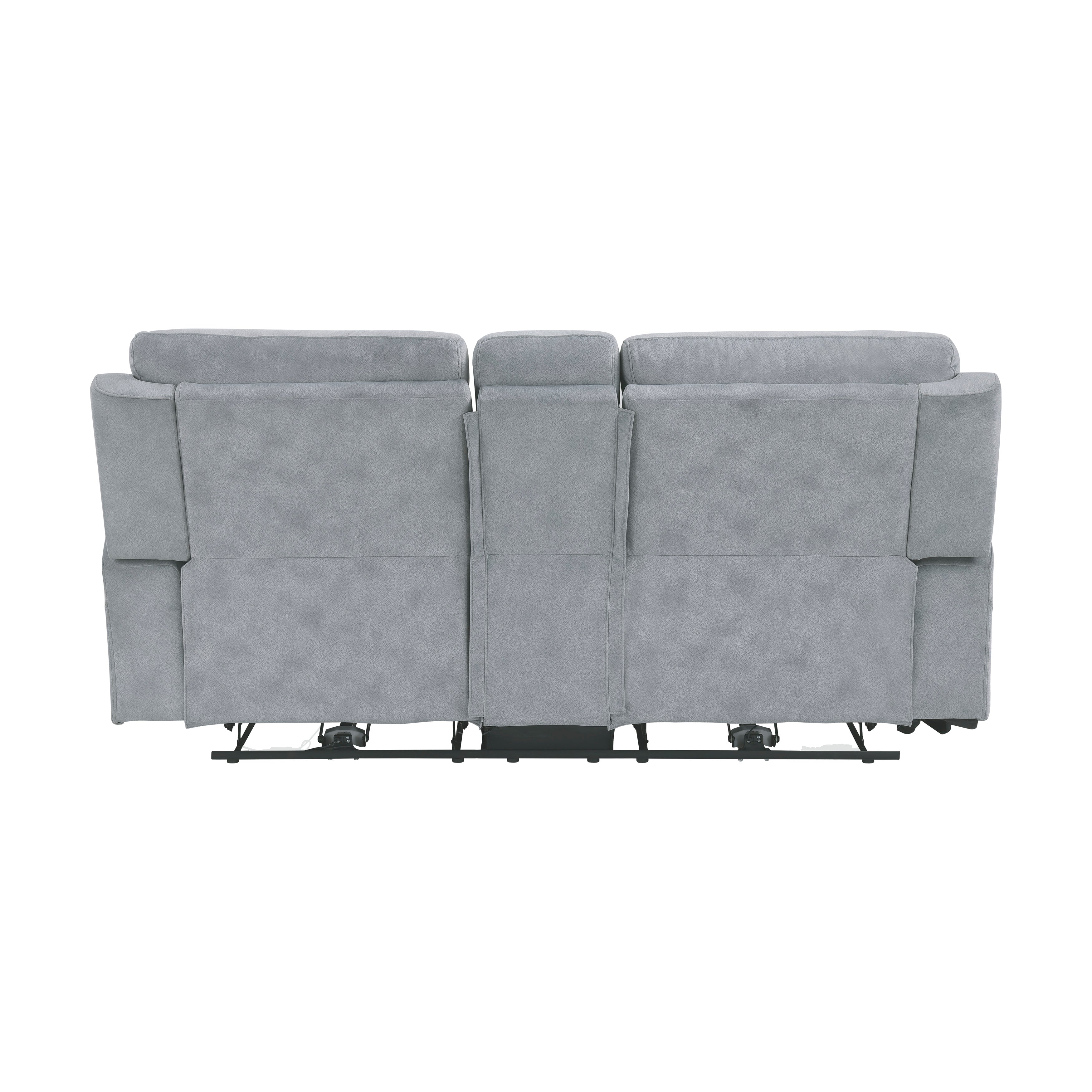 Celeste Power Double Reclining Love Seat With Center Console, Power Headrests, Hidden Arms Cup Holders, Charging Ports And Wireless Charger - Image 9