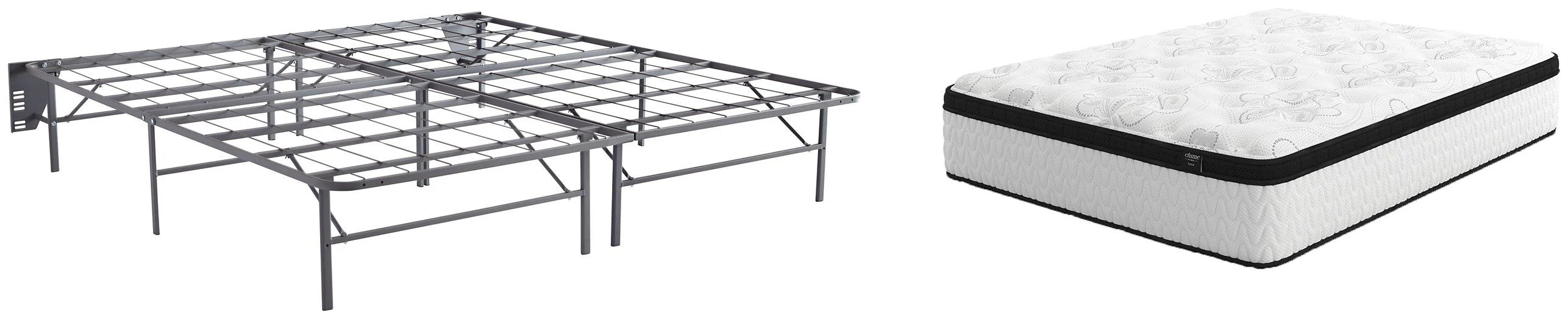 Chime 12 Inch Hybrid 2-Piece Mattress Package - Image 7
