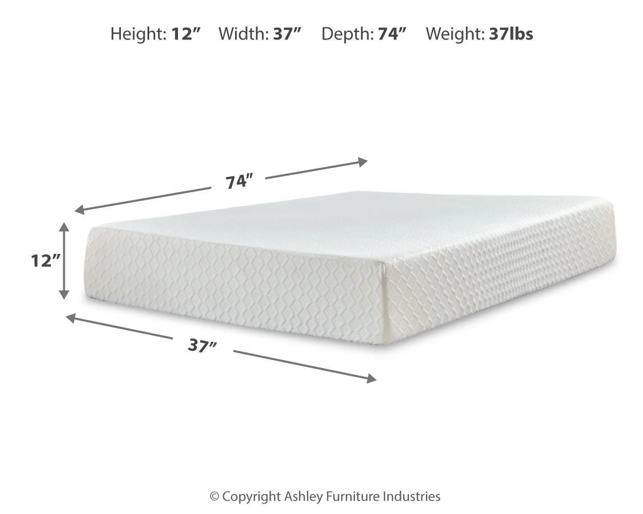 Chime 12 Inch Memory Foam Mattress in a Box - Image 28
