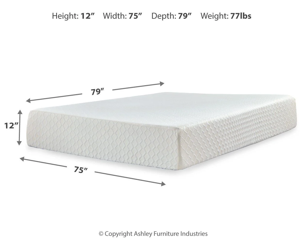 Chime 12 Inch Memory Foam Mattress in a Box - Image 48