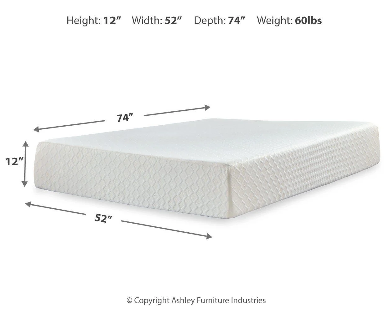 Chime 12 Inch Memory Foam Mattress in a Box - Image 8