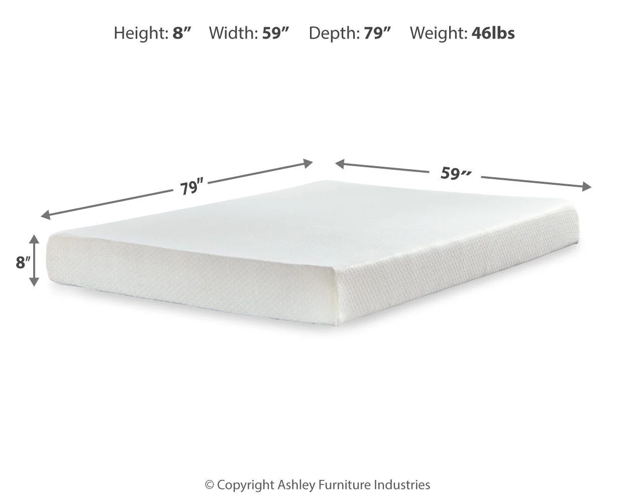 Chime 8 Inch Memory Foam Mattress in a Box - Image 26