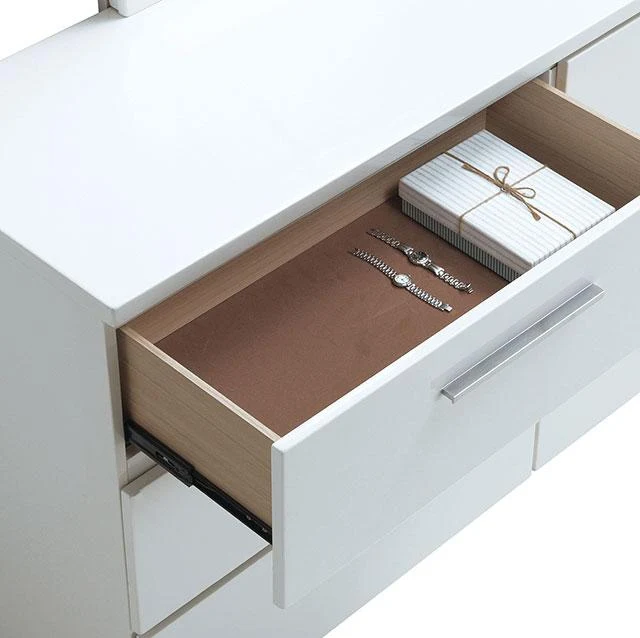 Christie Glossy White Dresser - Image 3