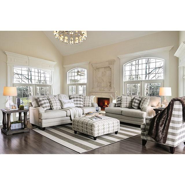 Christine Light Gray Chair - Image 2