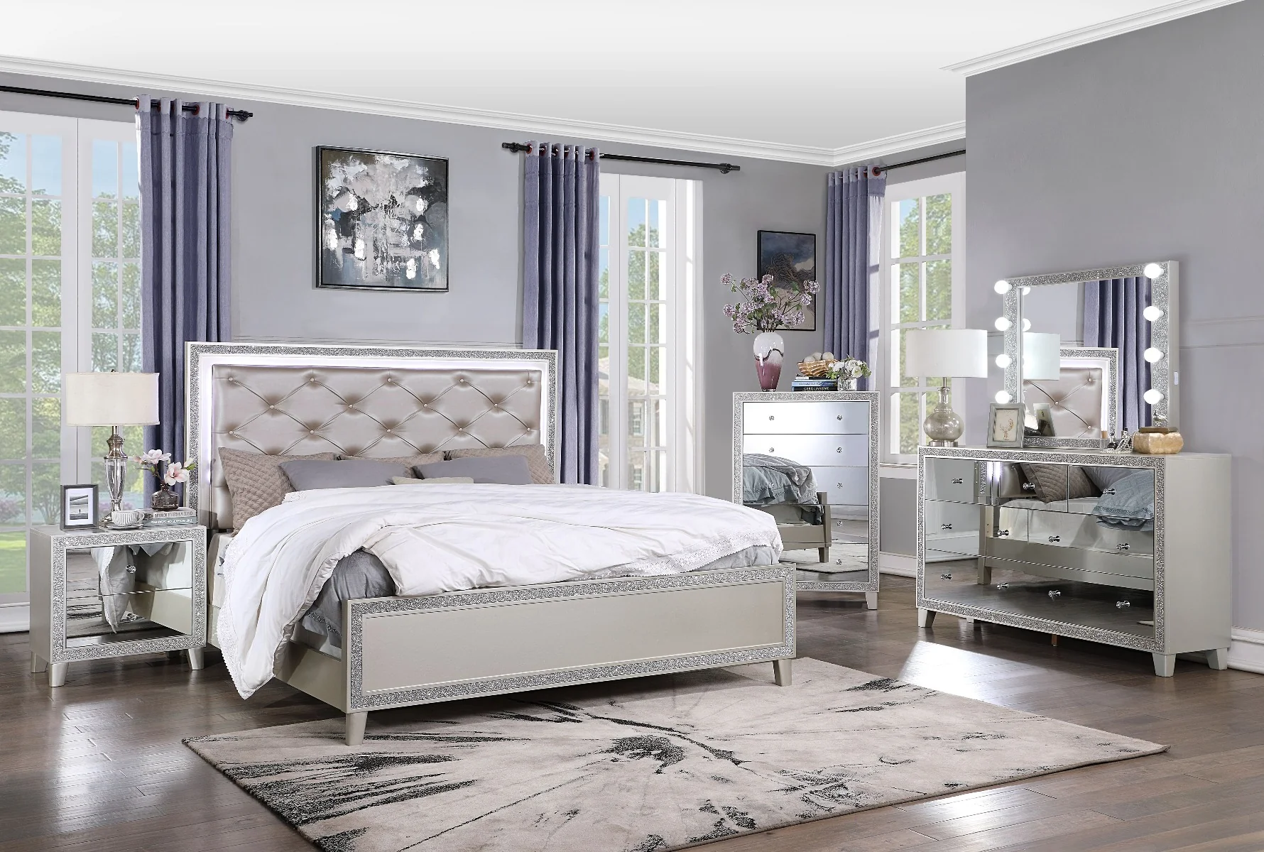 CK Bed w/LED - Image 2