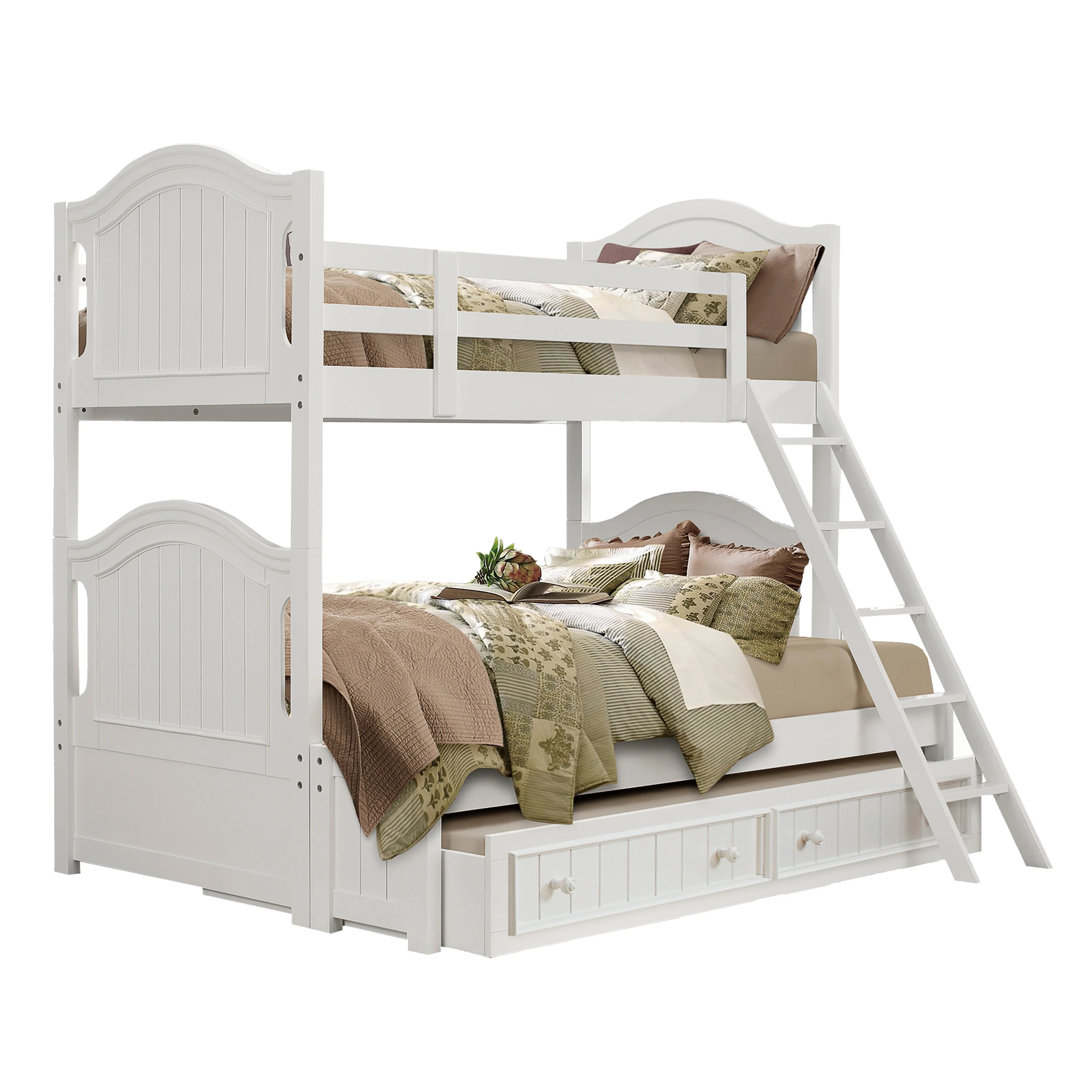 Clementine Twin/Full Bunk Bed With Twin Trundle