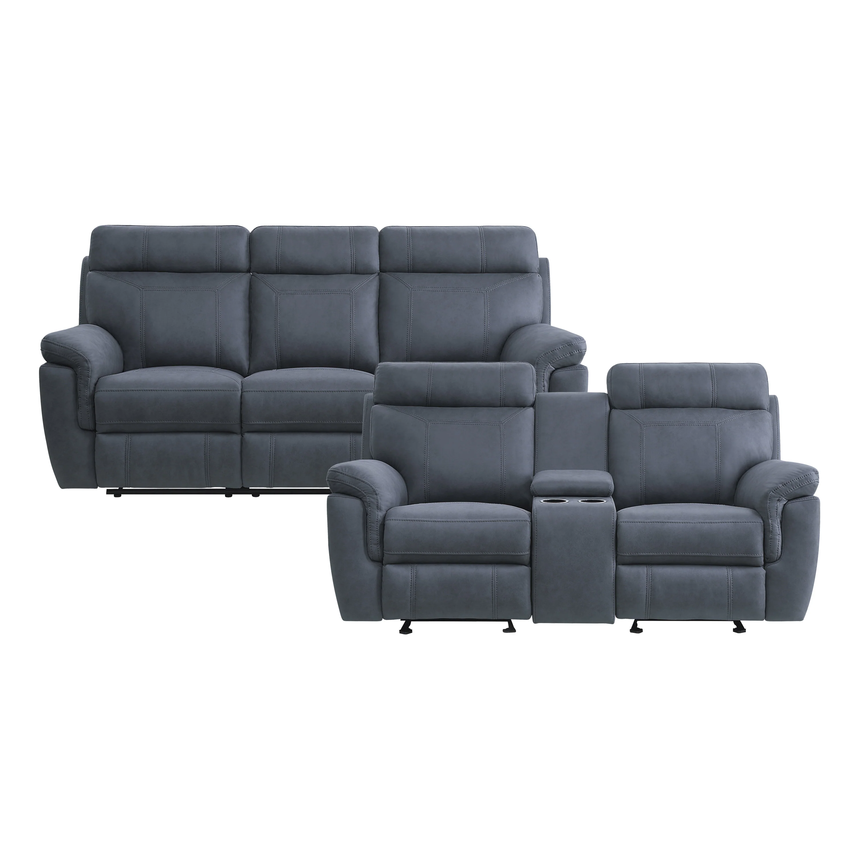 Clifton 2pc Set: Sofa, Love