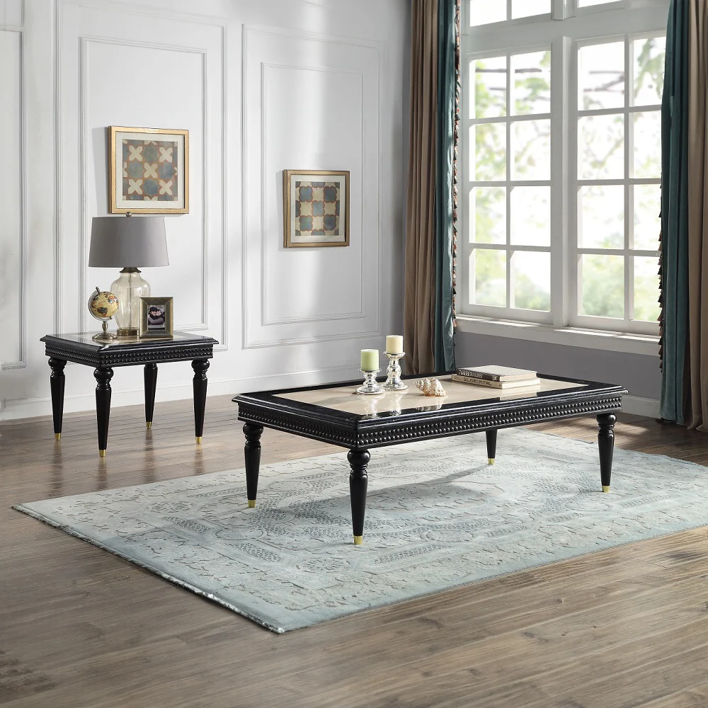 Coffee Table w/Marble Top - Image 5