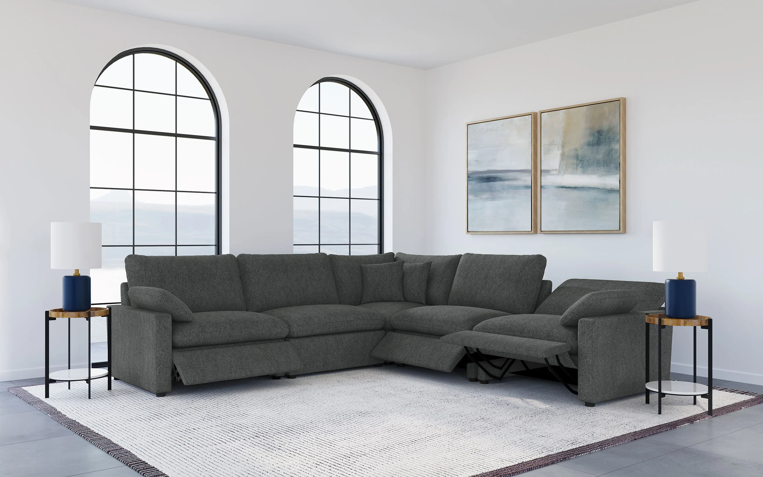 Collins Reclining Sectionals - Image 29