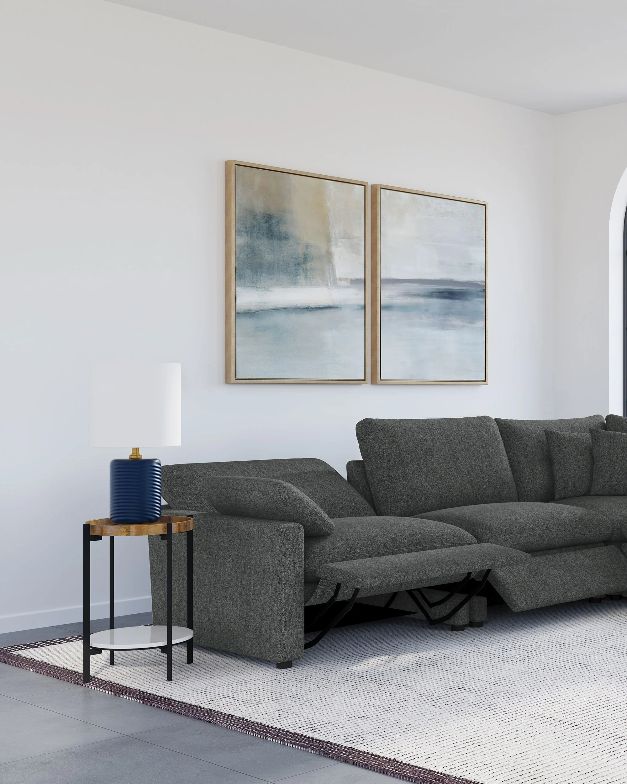 Collins Reclining Sectionals - Image 5